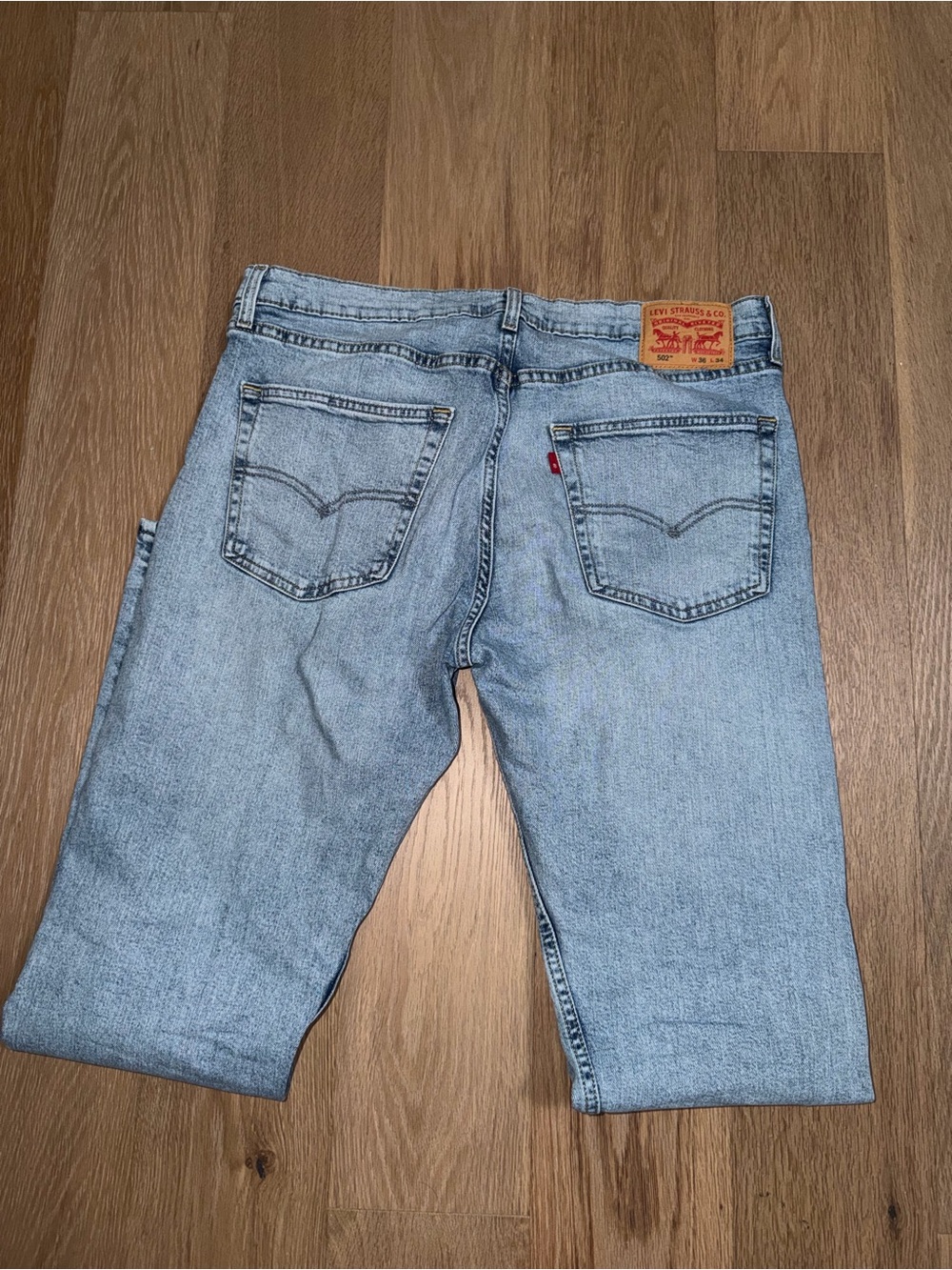 Levi's Men's 502  Light Blue Straight Leg Jeans